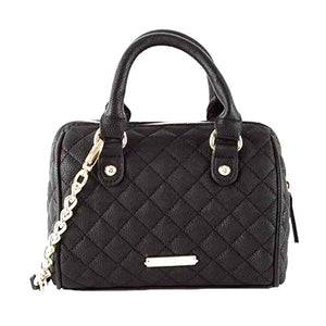 Black Crossbody Satchel Handbag