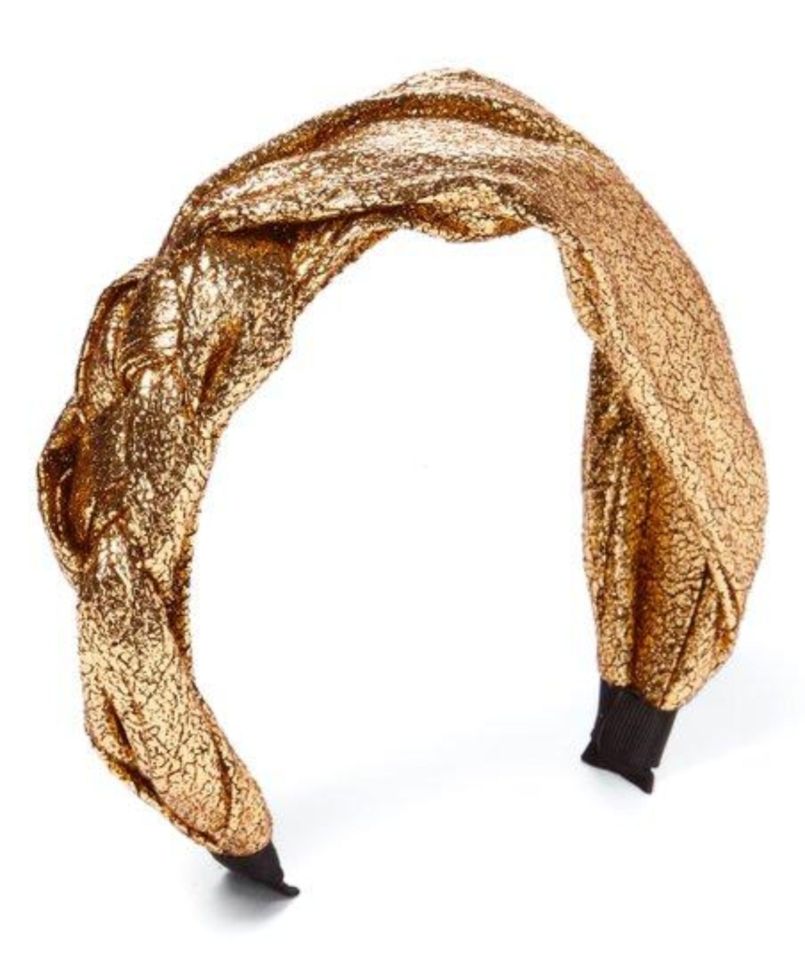 Gold Metallic Braid Headband