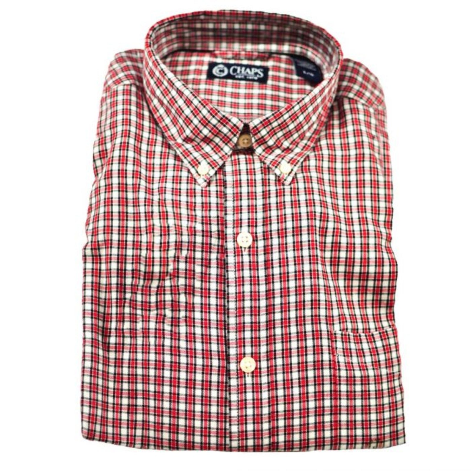 Men's Red & White Checkered Shirt