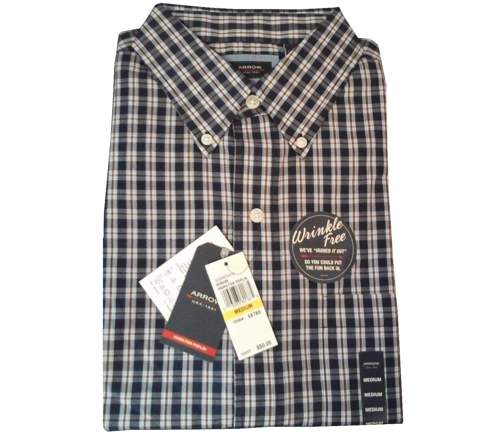 Men’s Short Sleeve Poplin Shirt