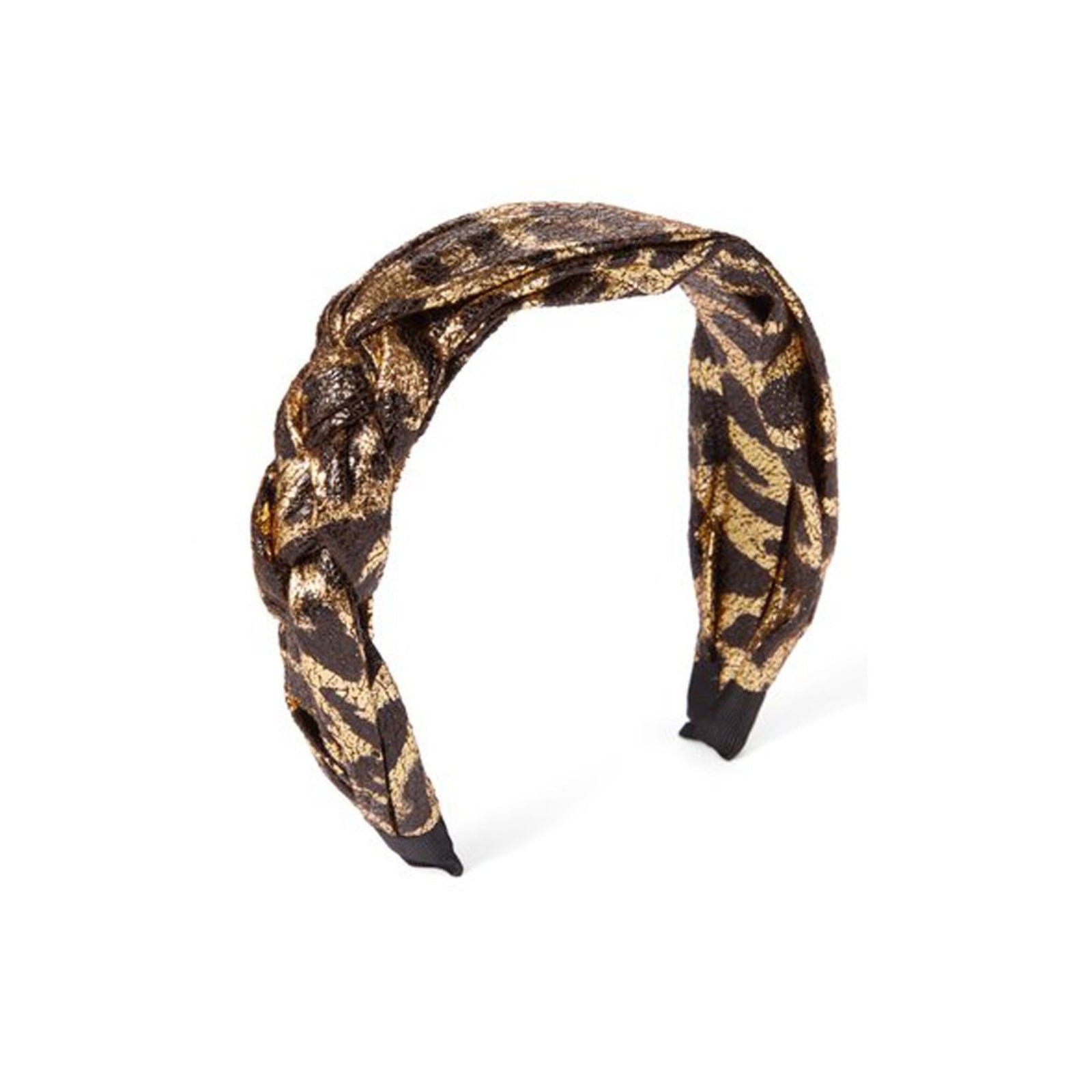 Leopord Metallic Braid Headband