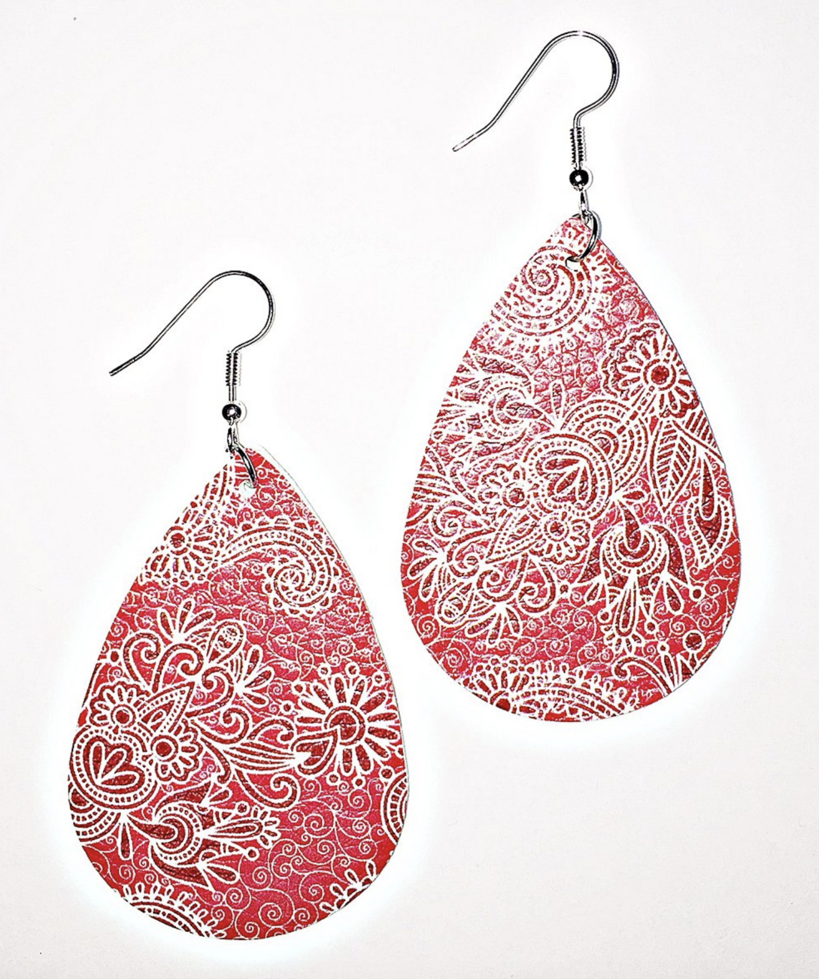 Bandana Teardrop Earrings