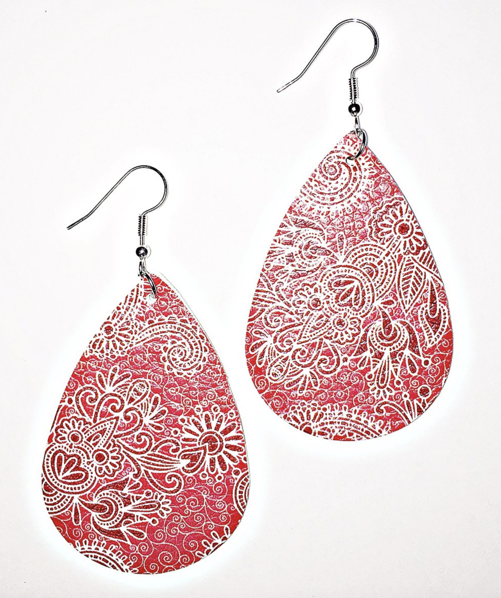 Bandana Teardrop Earrings