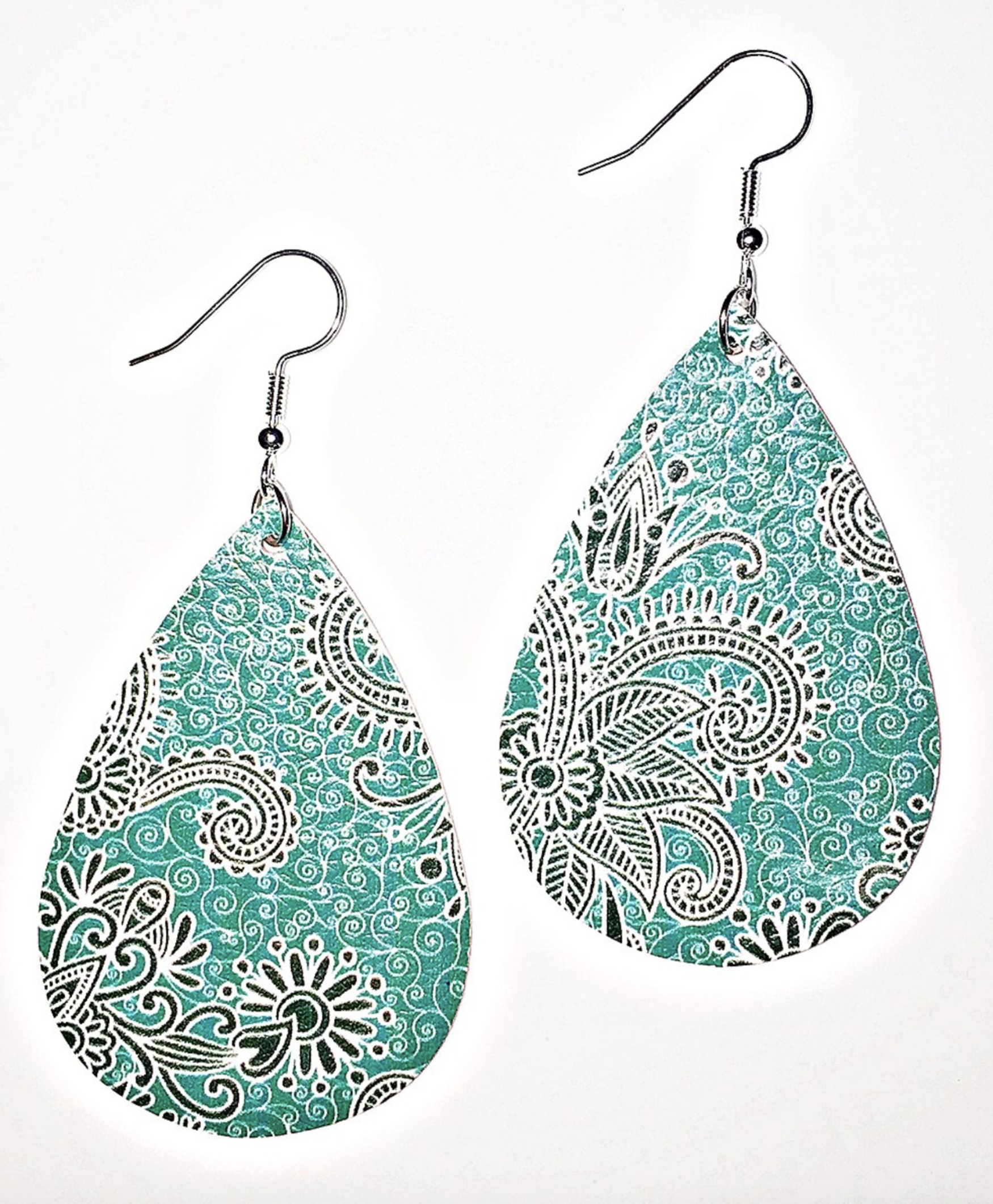 Bandana Teardrop Earrings