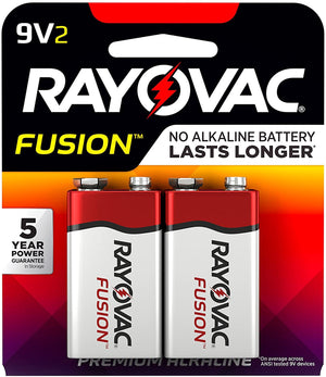 Premium Alkaline Fusion 9V Battery (2/PKG)