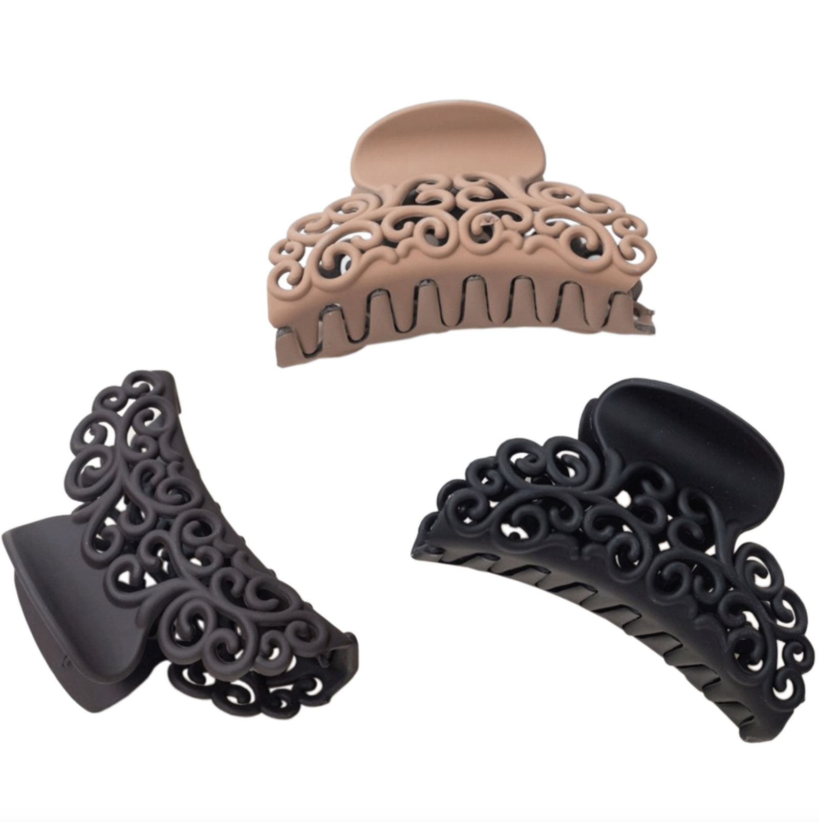 Lattice Hair Clamp Set