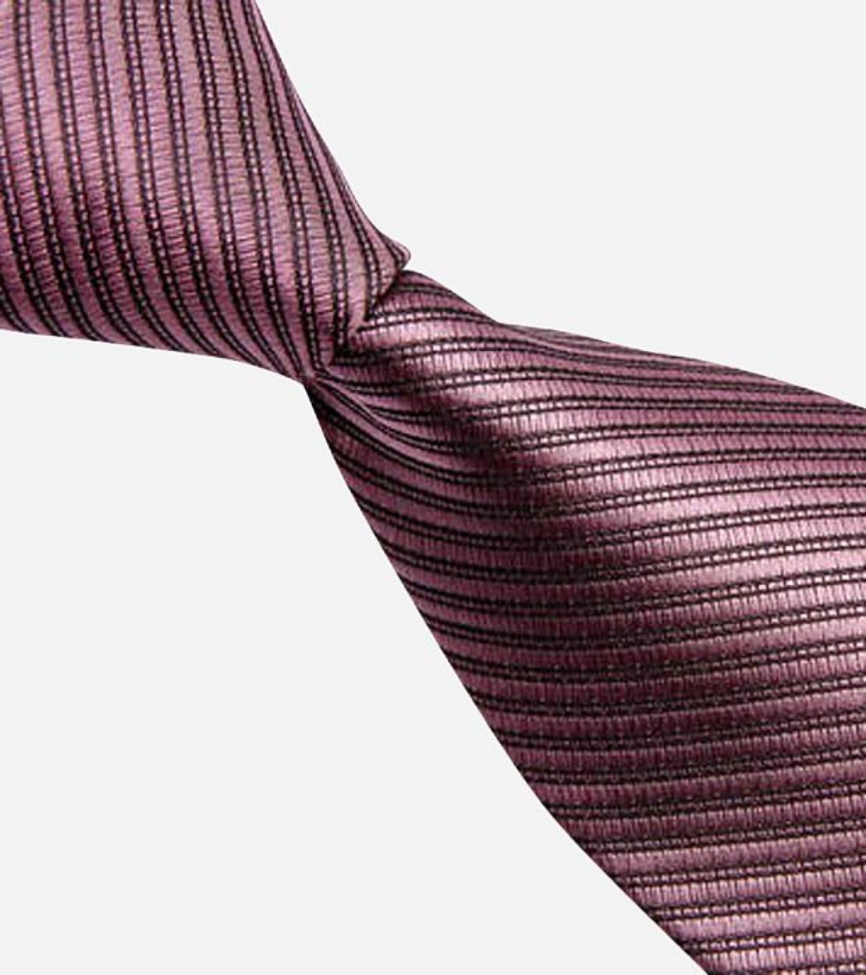 Red & Black Silk Necktie