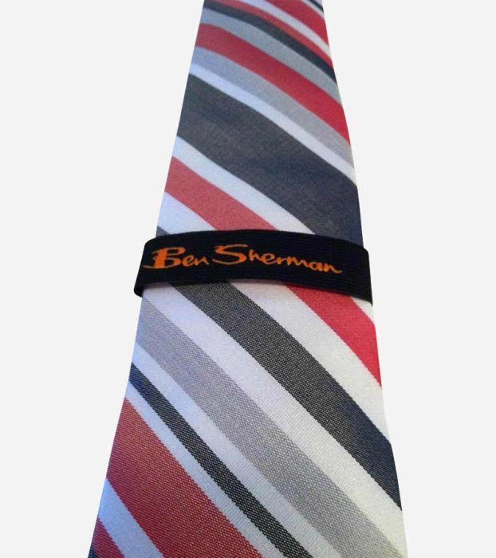 Multi-Color Stripe Skinny Silk Necktie