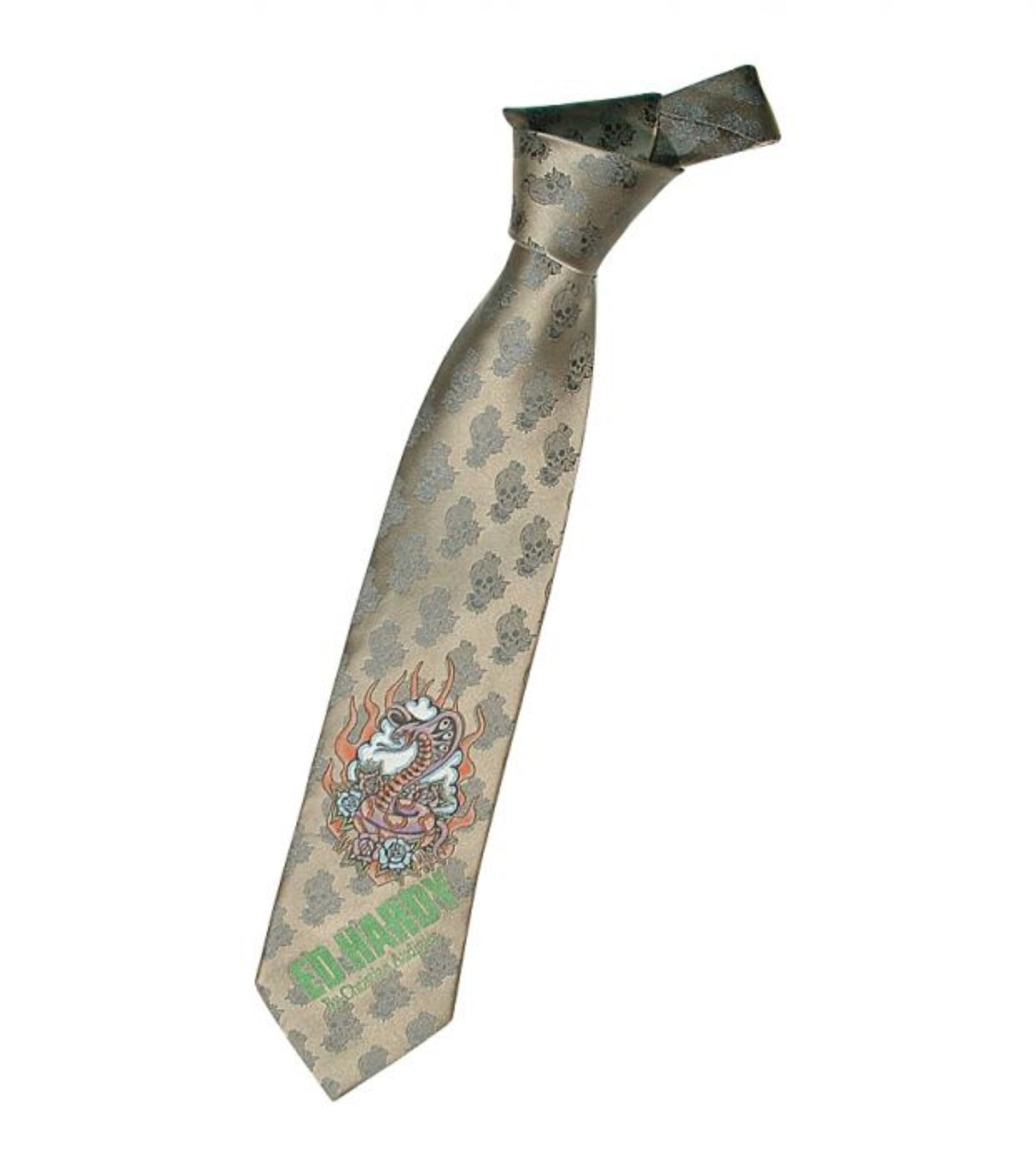 Skinny Skull 'Snake' Tie