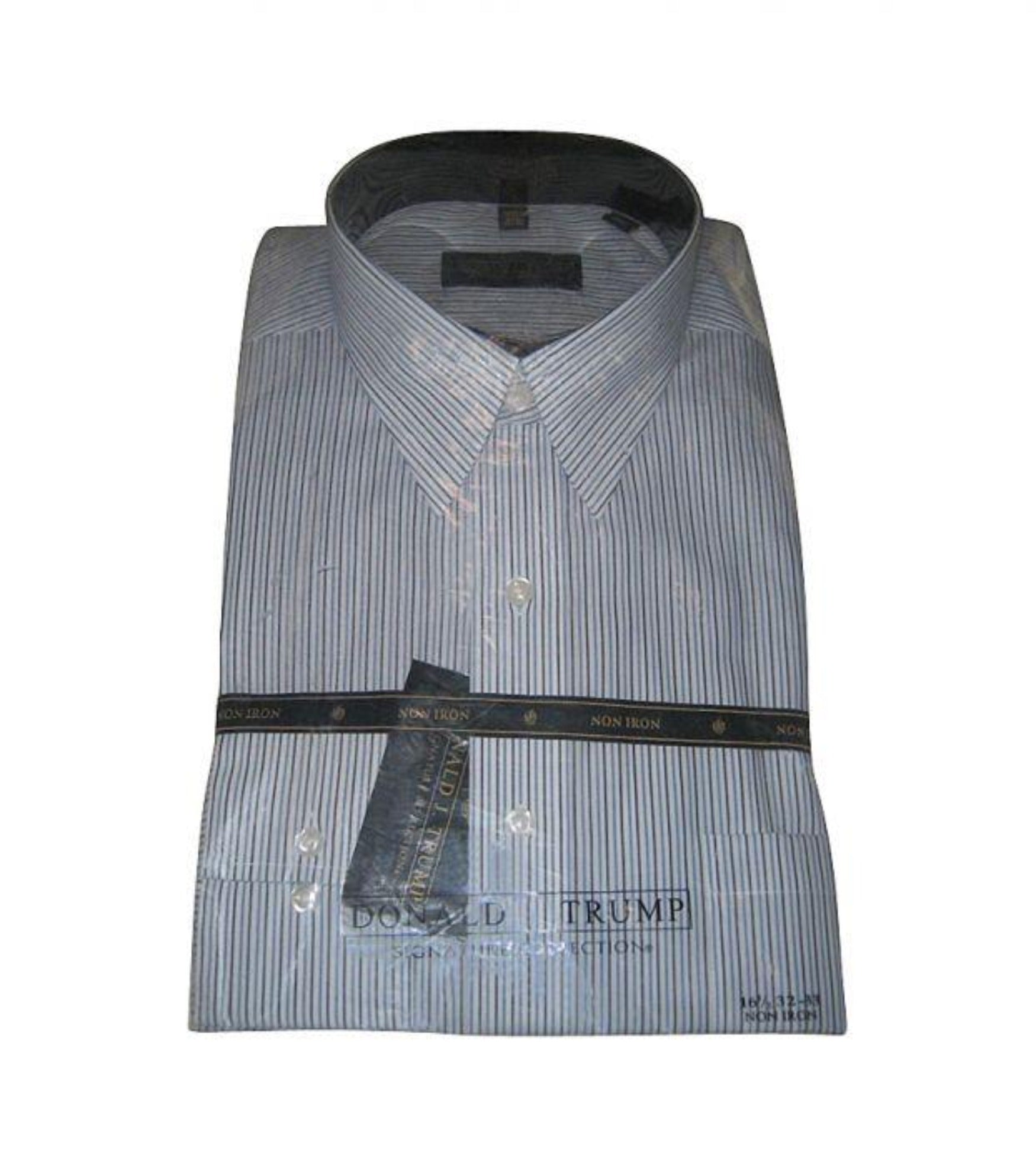 Blue & White Pin Stripe Silk Shirt