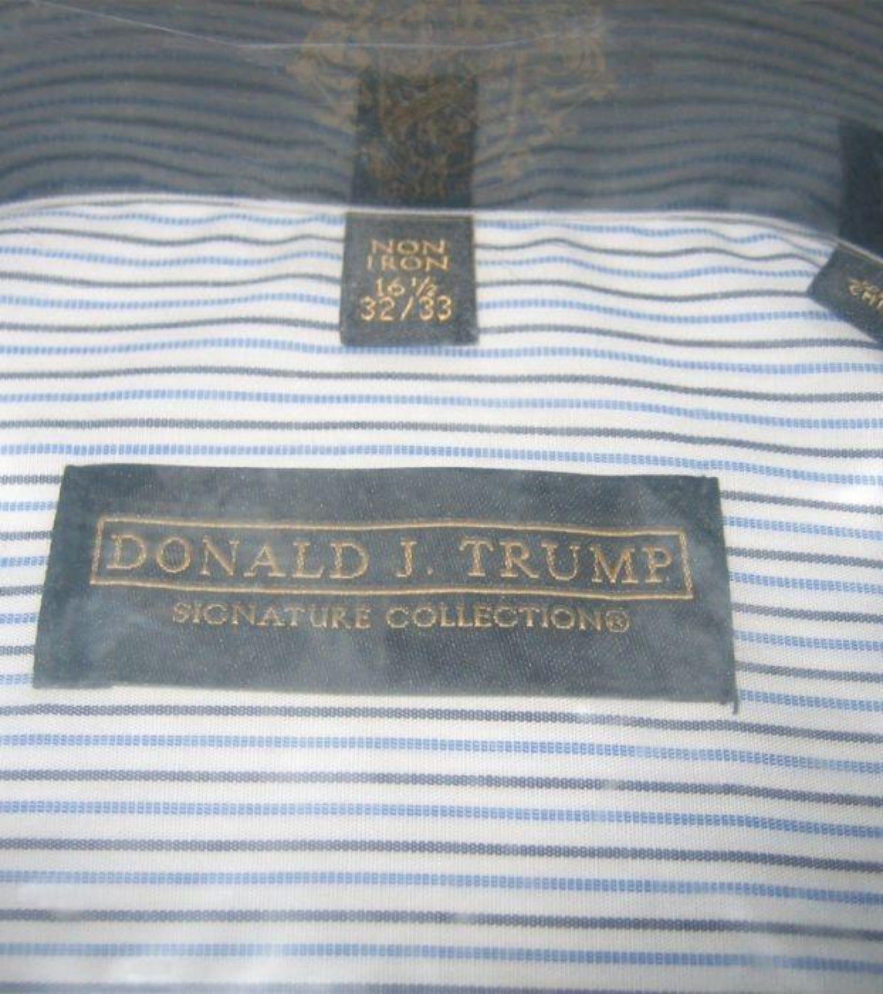 Blue & White Pin Stripe Silk Shirt