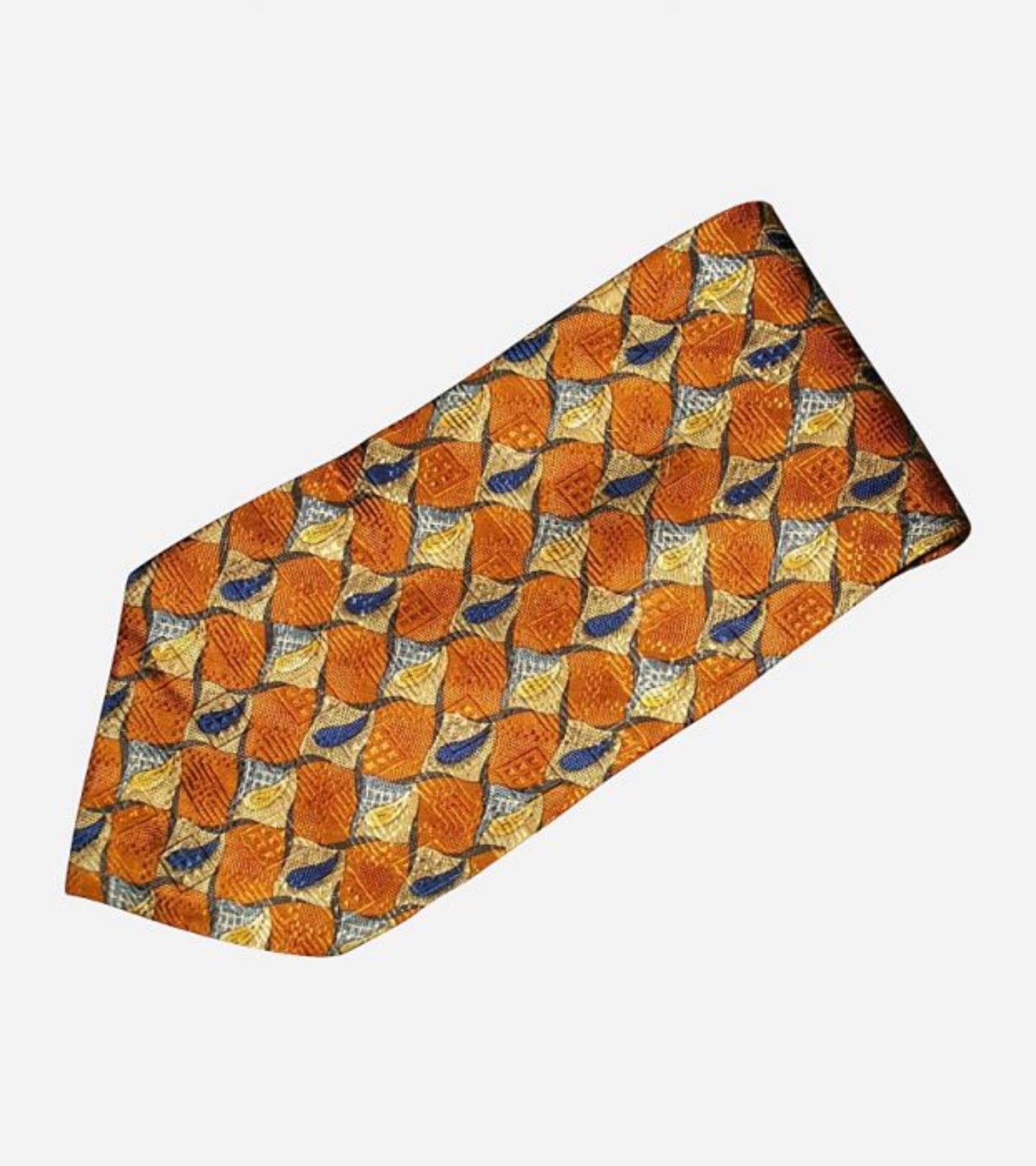 Multi-Color Silk Woven Jacquard Necktie