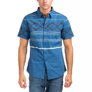 Dark Royal Blue Colony Button-Up