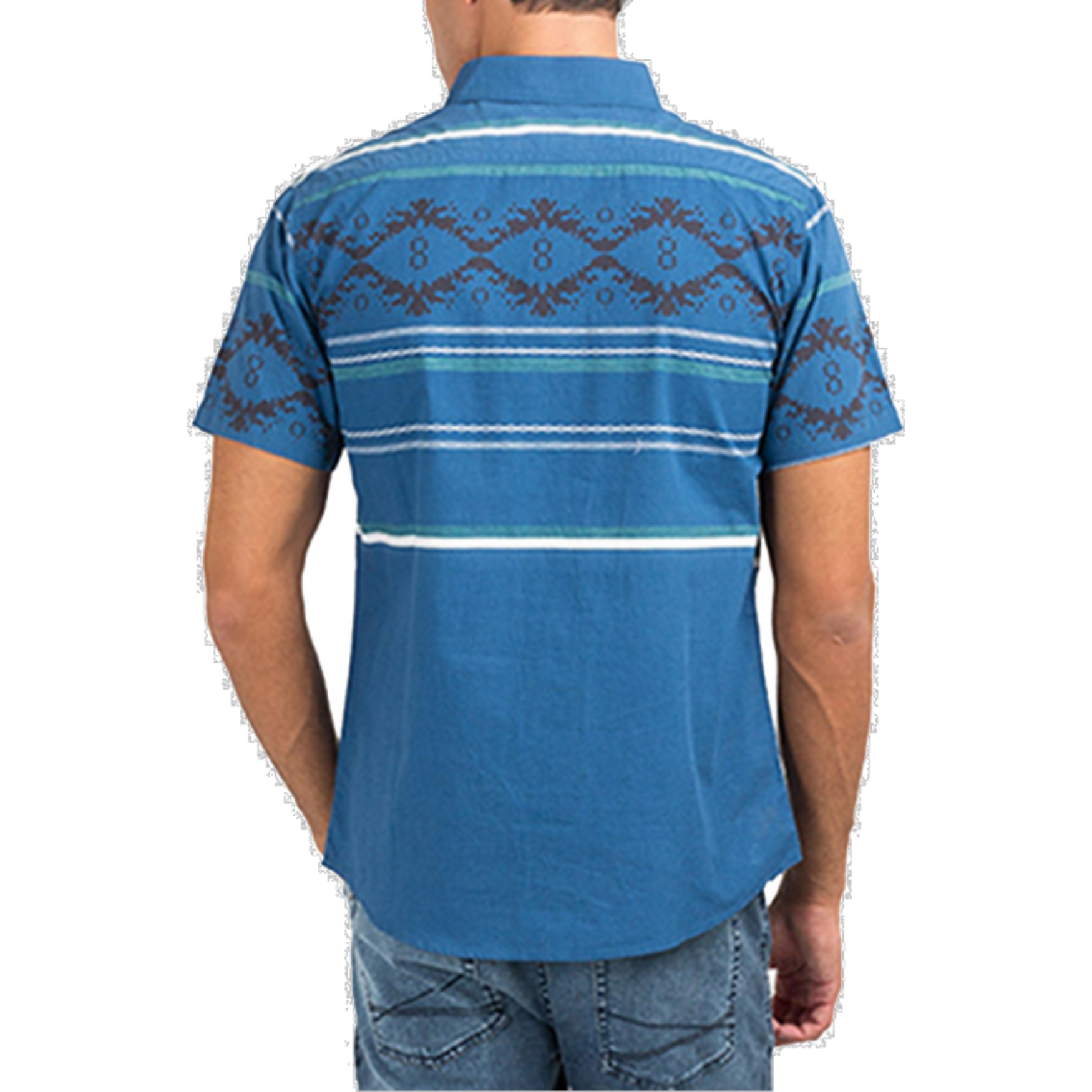 Dark Royal Blue Colony Button-Up