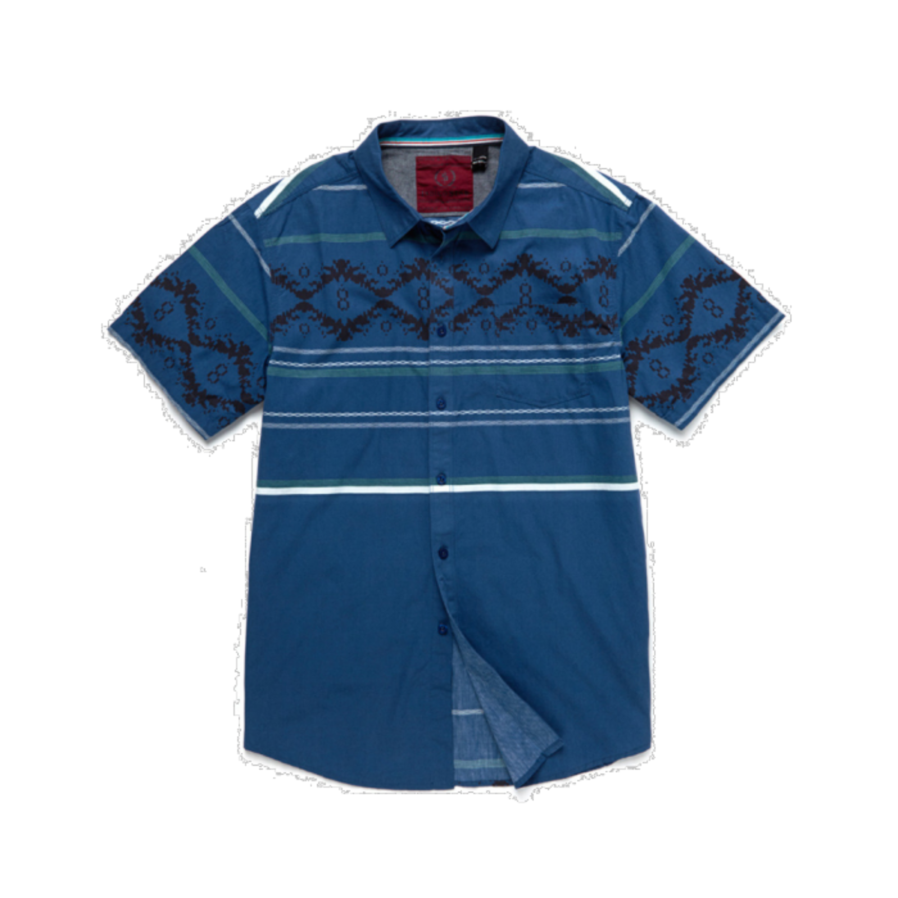 Dark Royal Blue Colony Button-Up