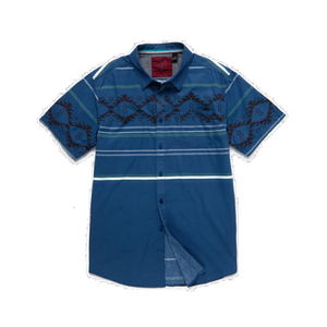 Dark Royal Blue Colony Button-Up