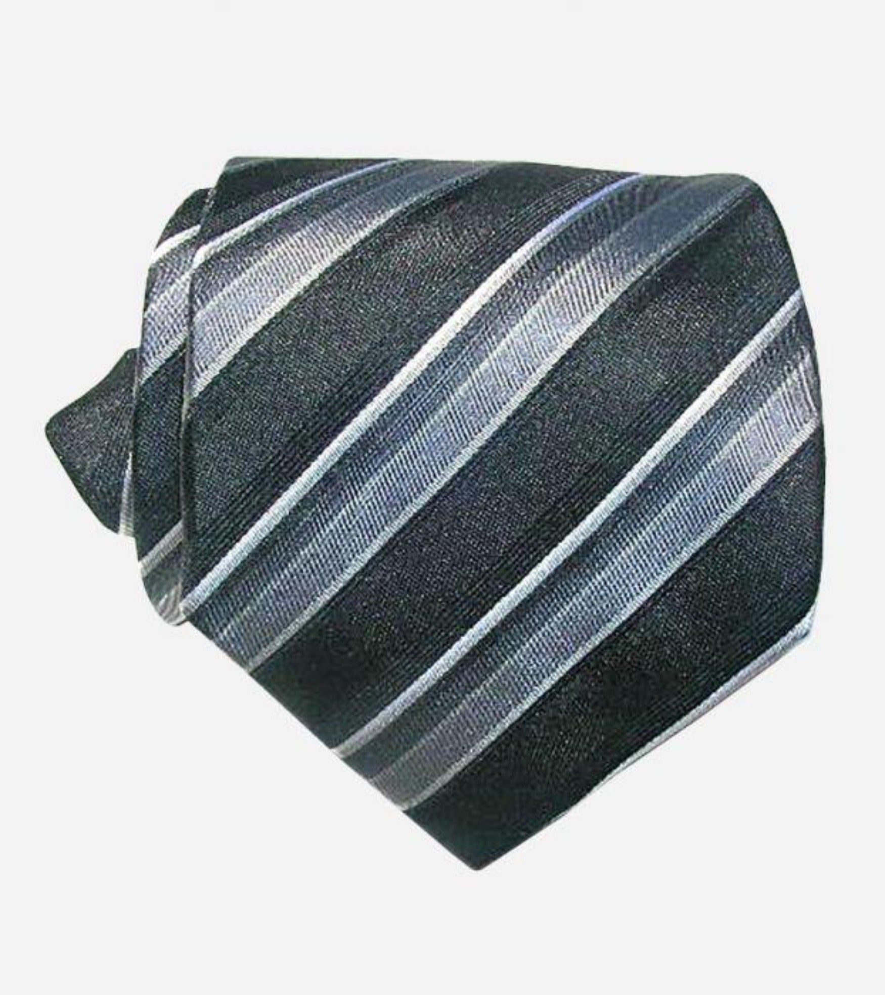 Black Sobe Stripe Silk Men's Tie