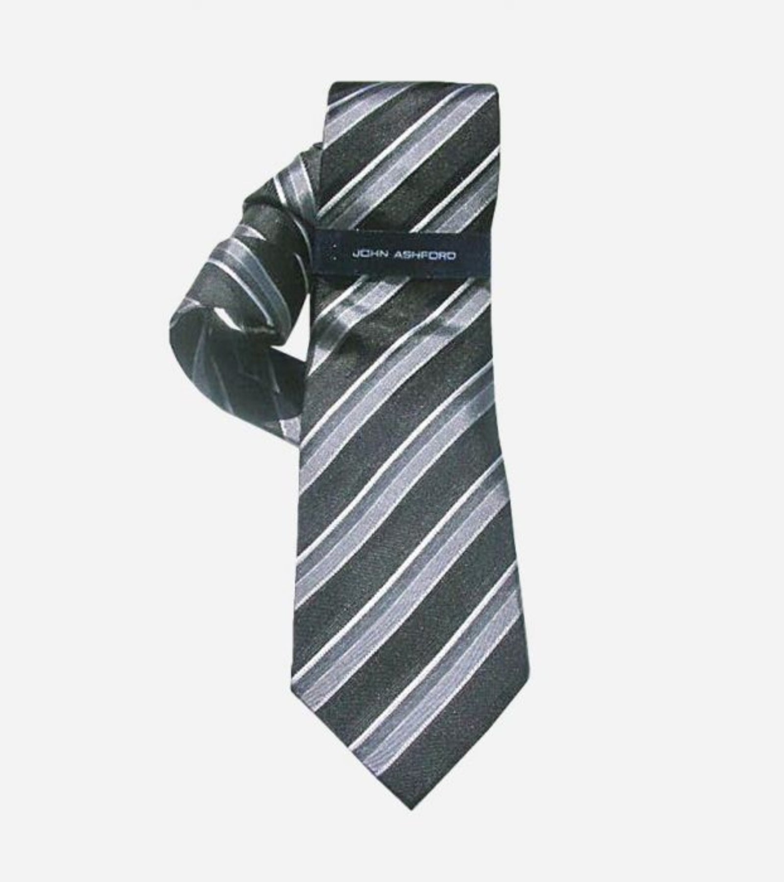 Black Sobe Stripe Silk Men's Tie