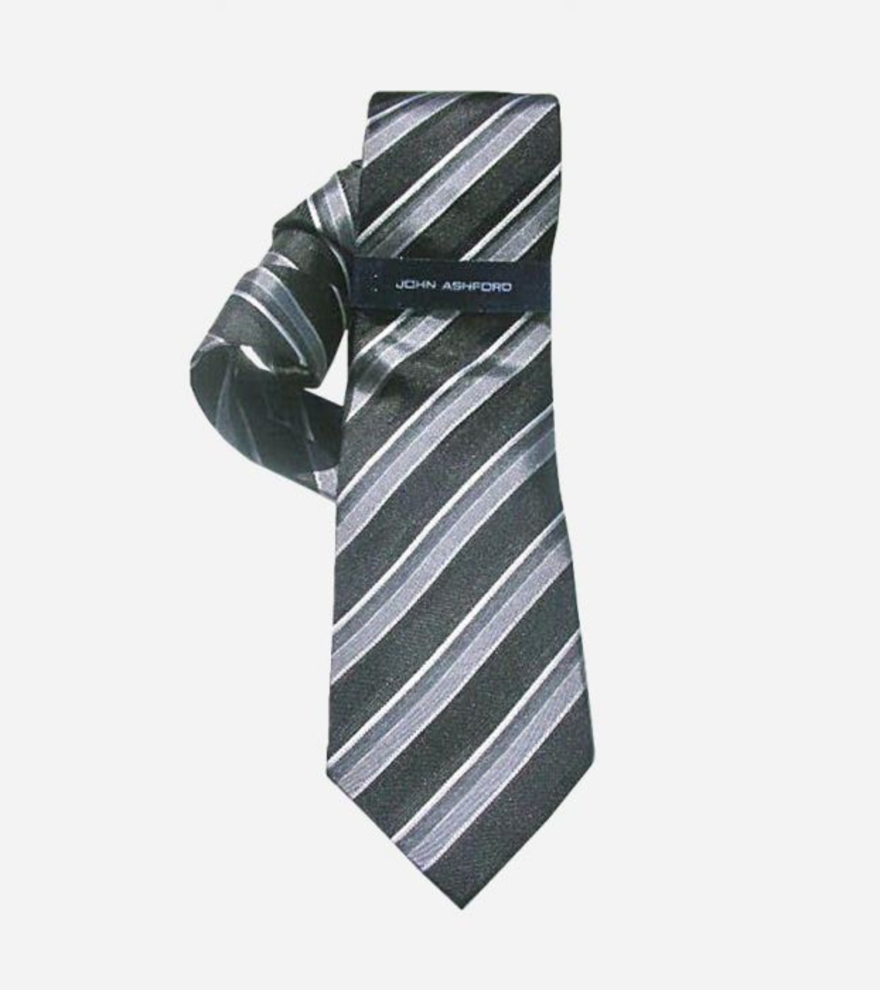 Black Sobe Stripe Silk Men's Tie