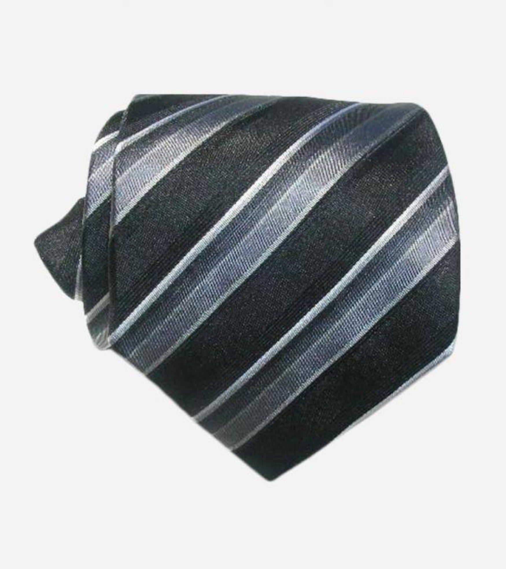 Black Sobe Stripe Silk Men's Tie