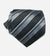Black Sobe Stripe Silk Men's Tie