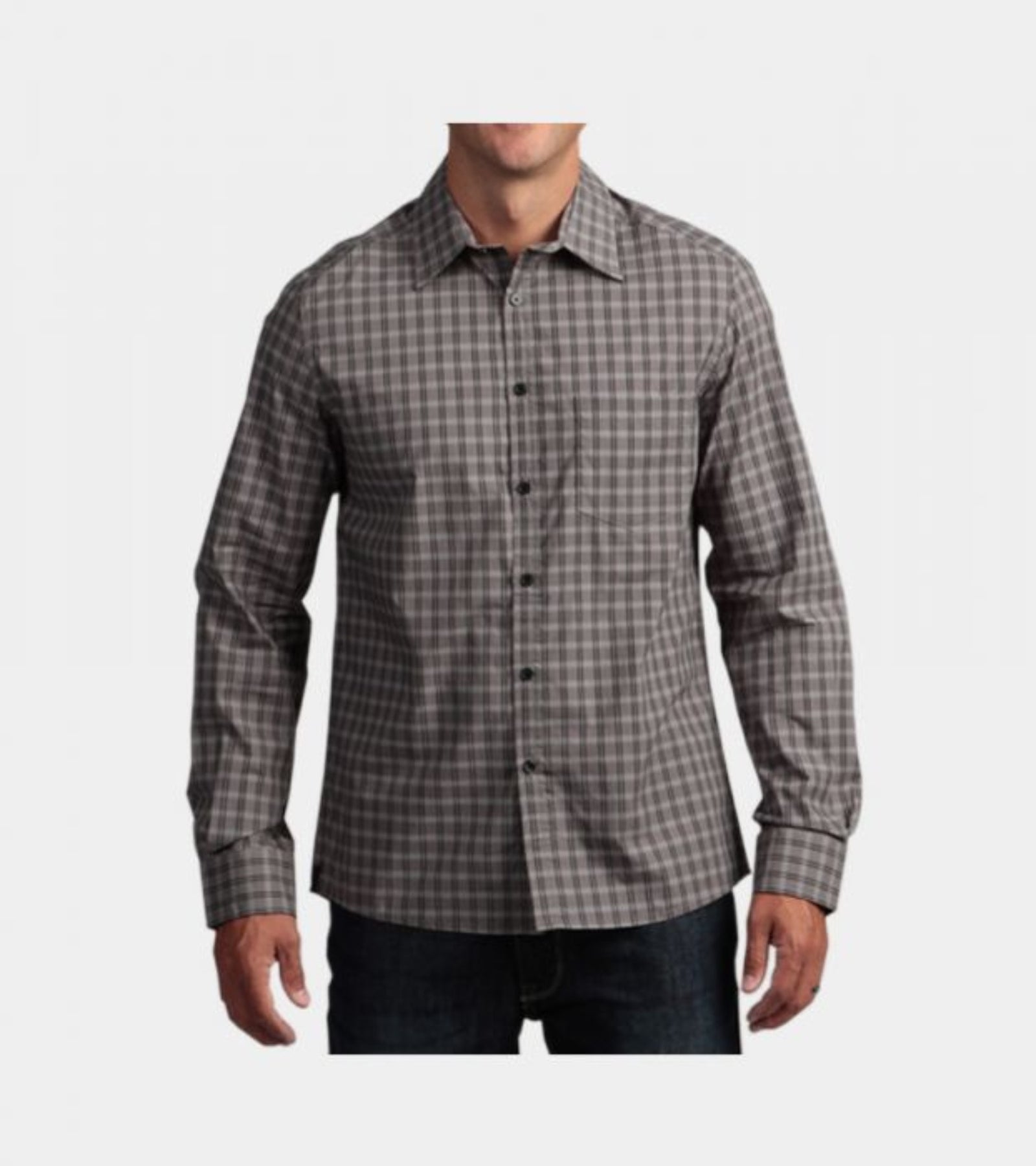 Plaid Long Sleeve Woven Shirt