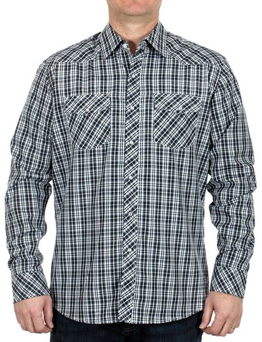 Multicolored Plaid Long Sleeve Western Shirts