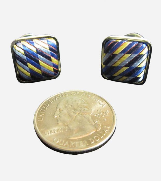 Square Silver Tone Cufflink