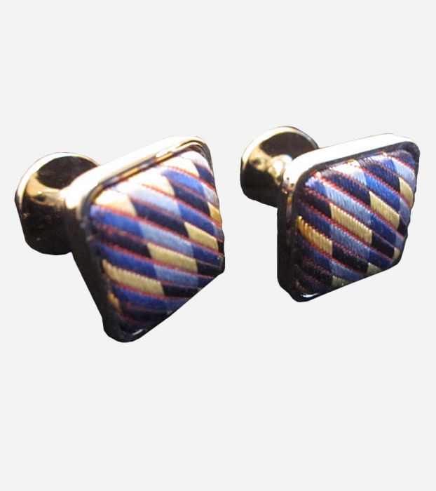 Square Silver Tone Cufflink