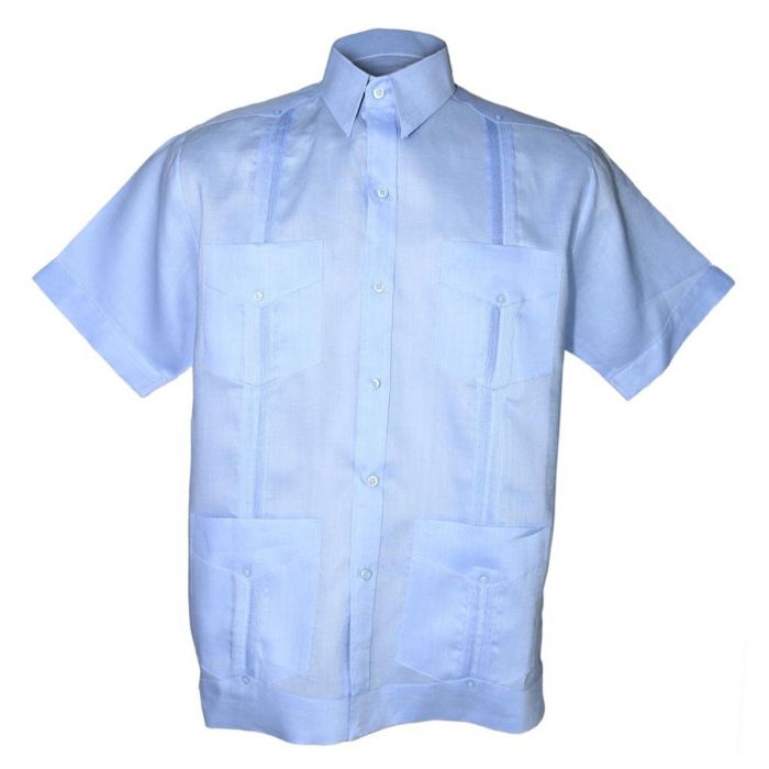 Blue Guayabera Cigar Shirt