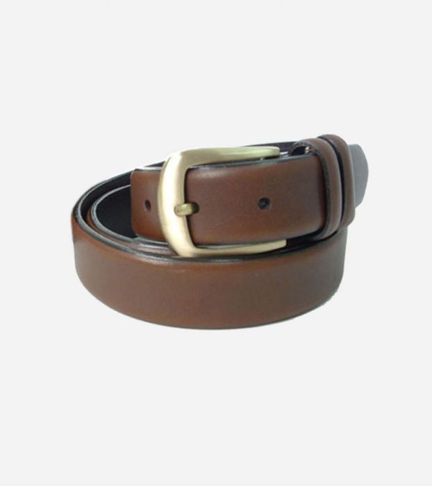 Brown Casual Leather Belt