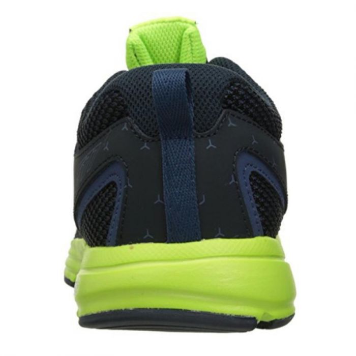 Men Gray Mesh Trainer Sneakers