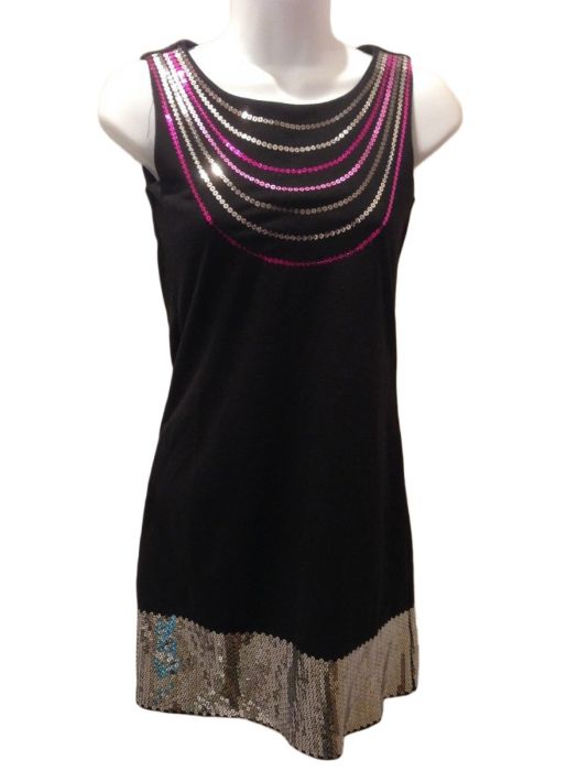 Black Dress Long Tunic Top