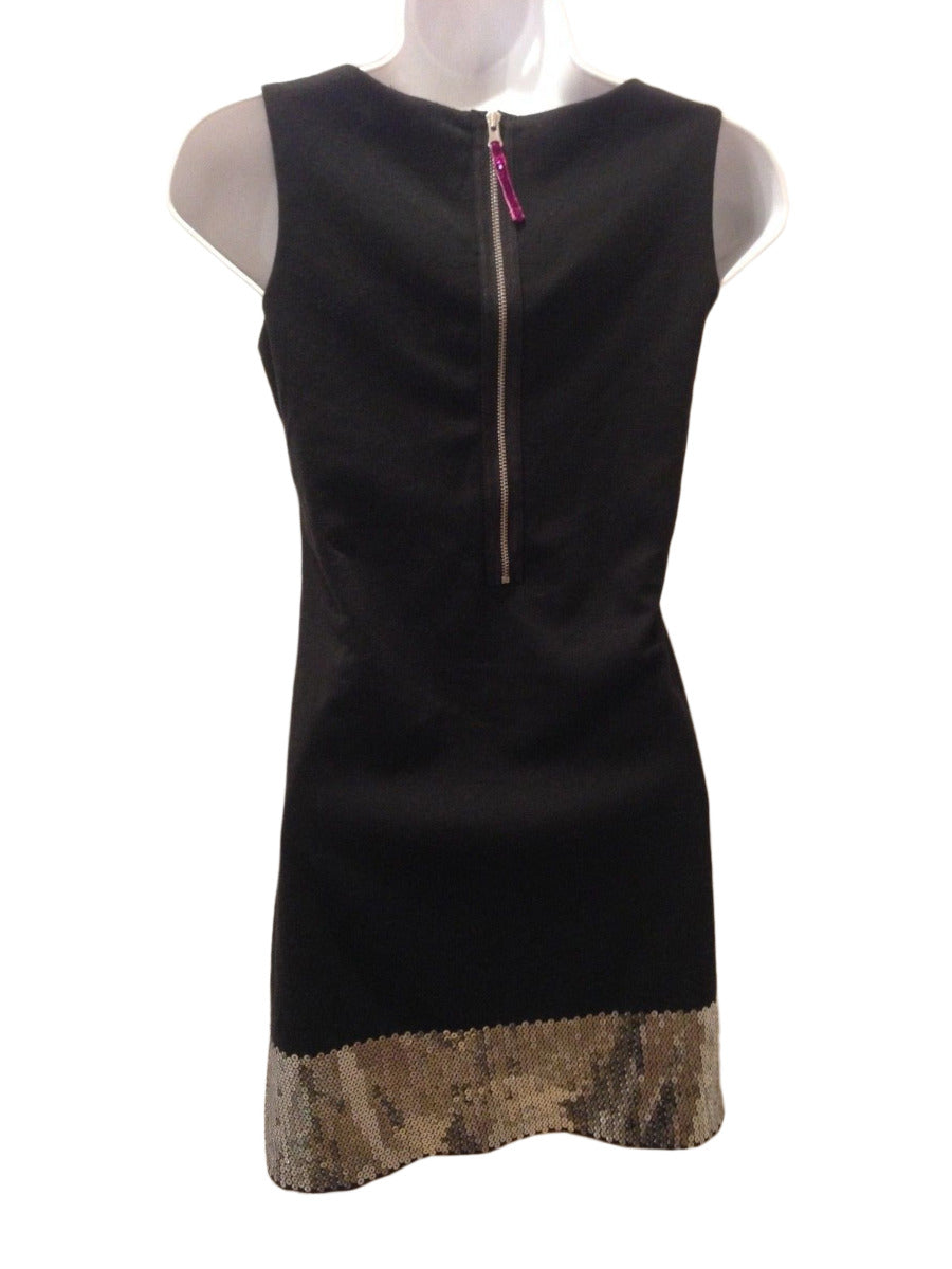 Black Dress Long Tunic Top