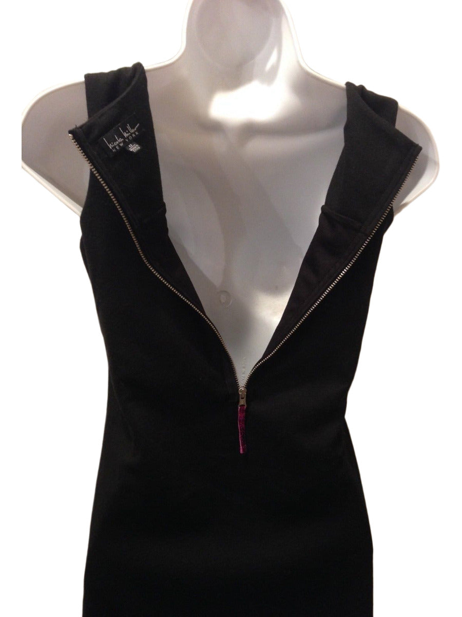 Black Dress Long Tunic Top