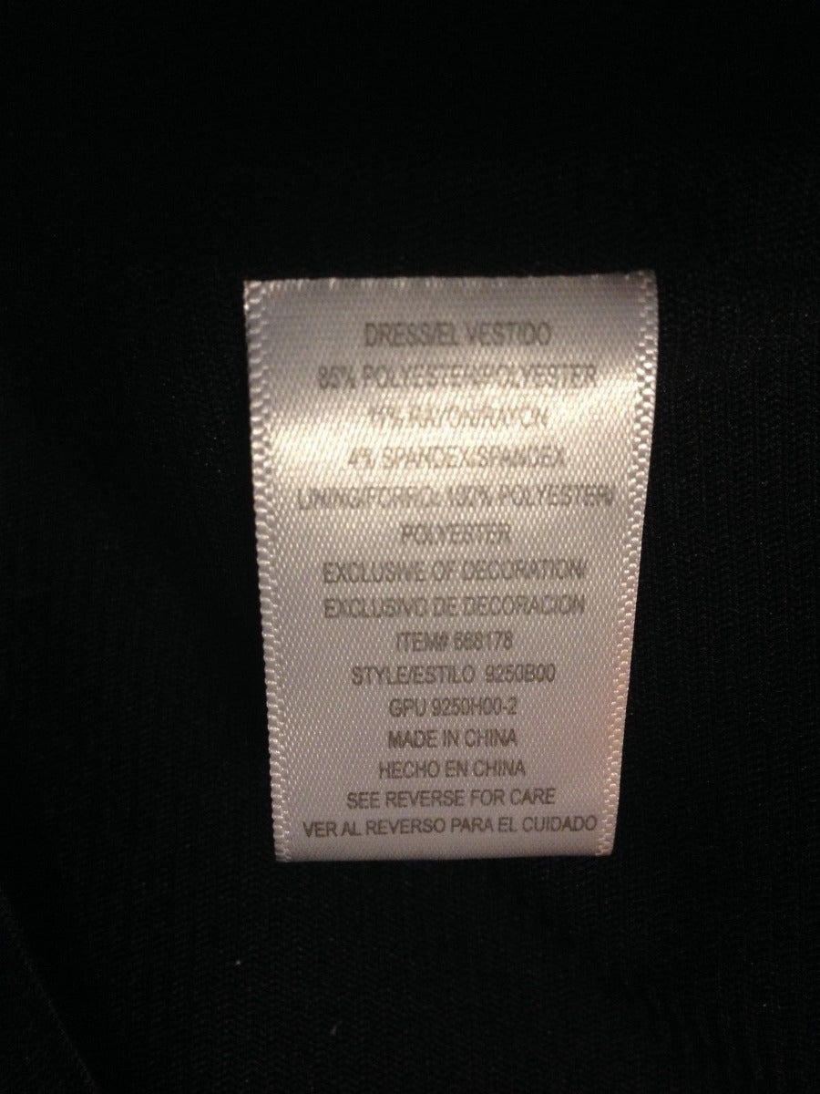 Black Dress Long Tunic Top