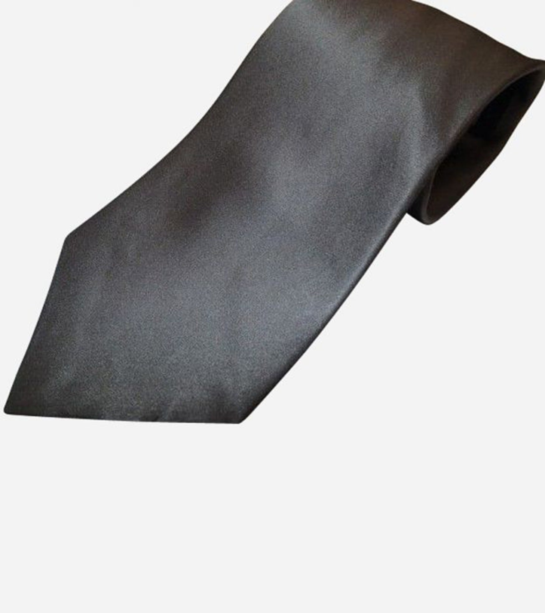 Black Skinny Silk Neck Tie