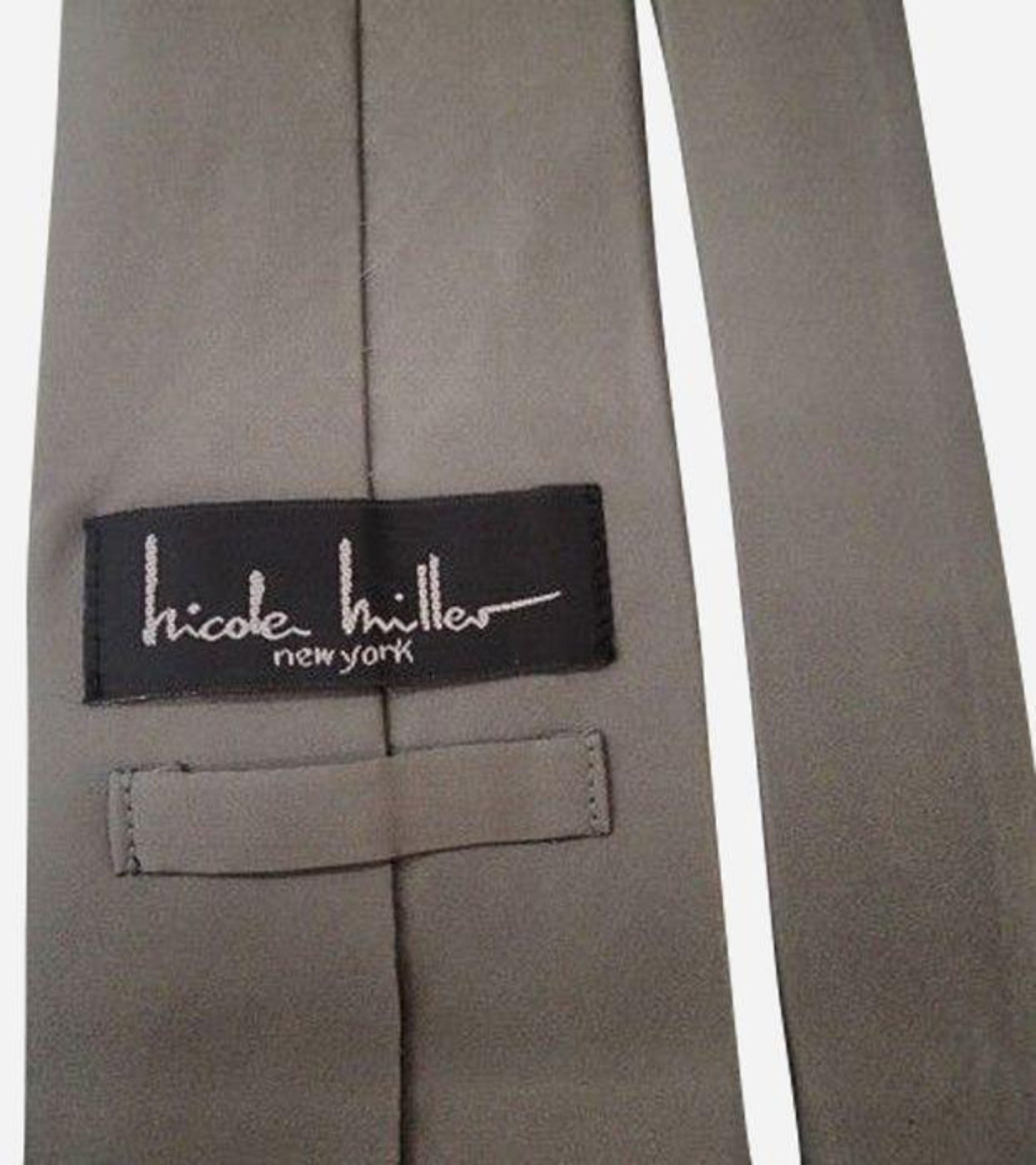 Black Skinny Silk Neck Tie