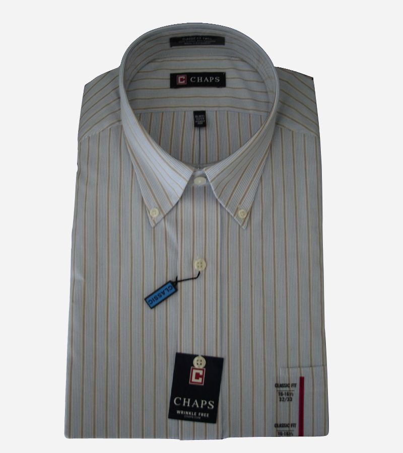 Chaps Blue Striped Shirt