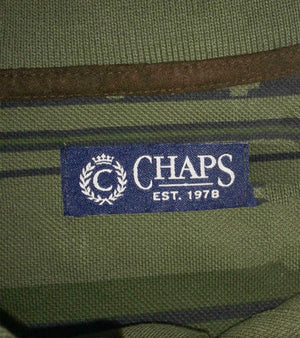CHAPS Men's Dark Green Polo Shirt