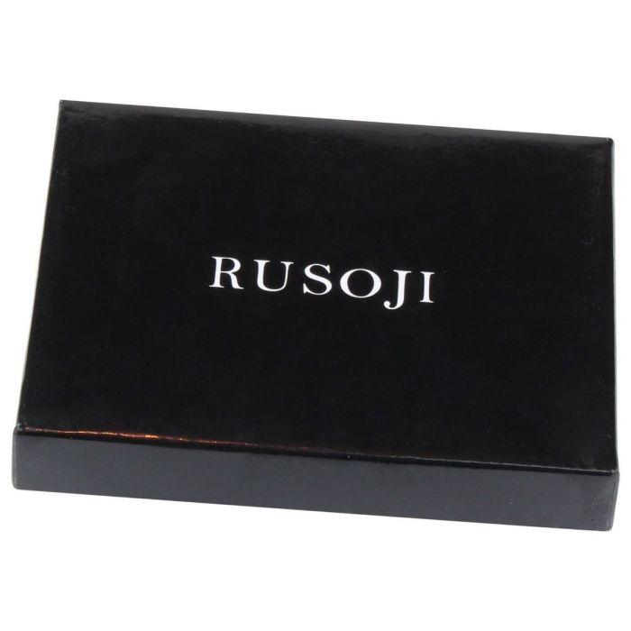 Mens Black Leather Bifold Wallet