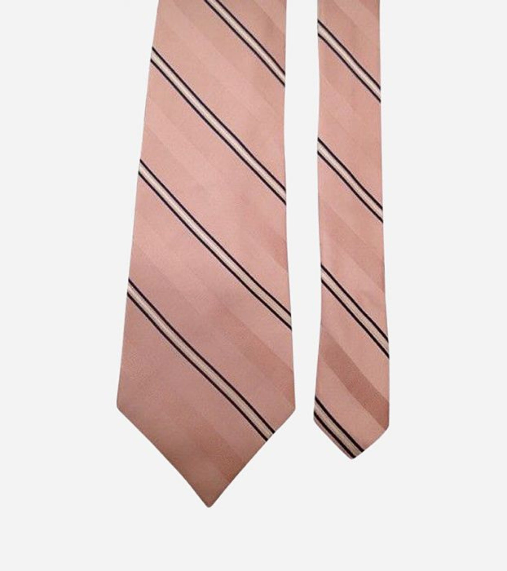 Mens Silk Stripe Luxury Jacquard Necktie