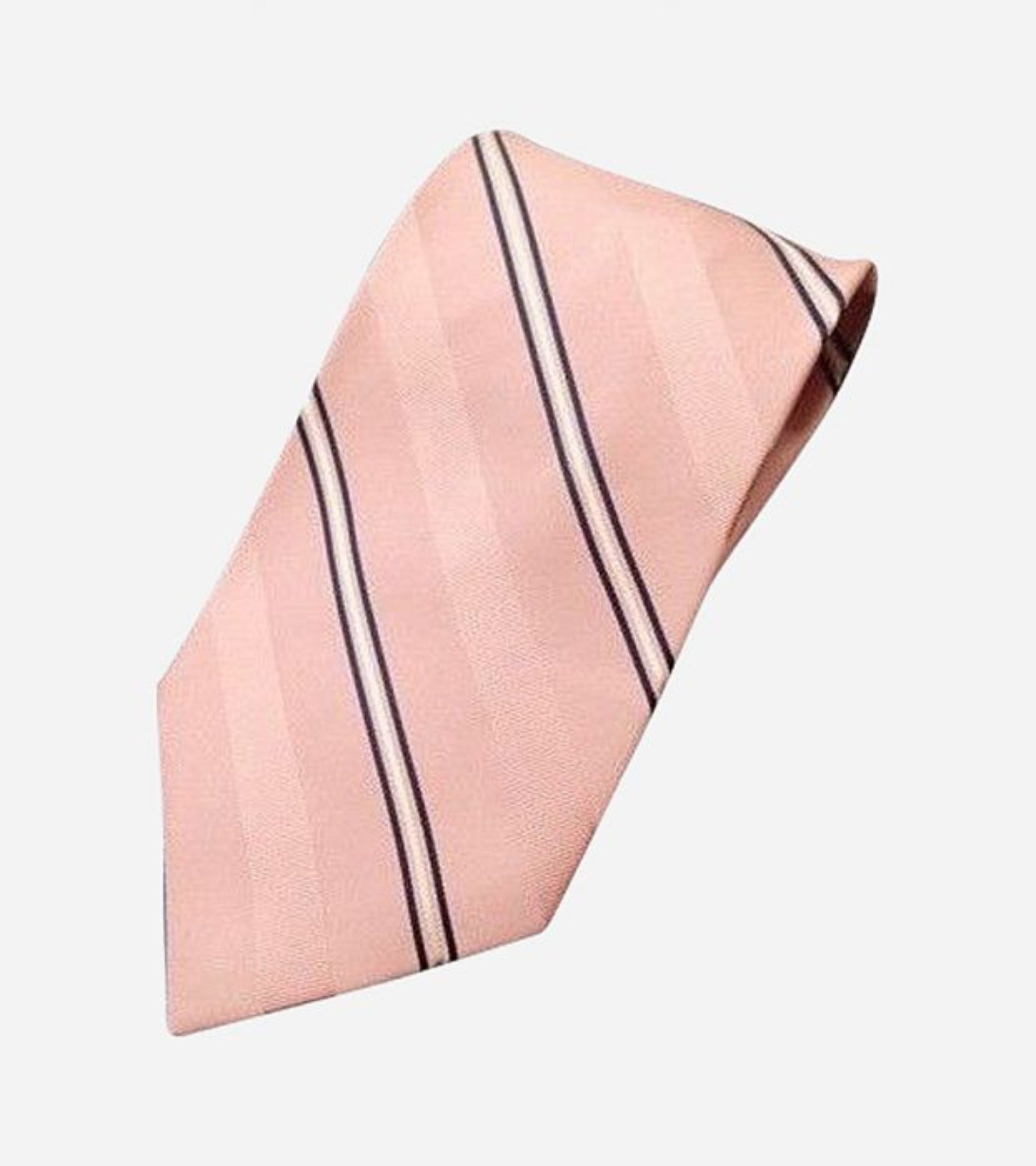 Mens Silk Stripe Luxury Jacquard Necktie